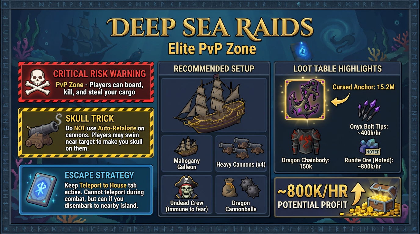 Method 1: Deep Sea Raids
